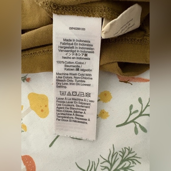 Madewell t-shirt dress Tina olive green size small cotton short sleeve - Picture 6 of 11